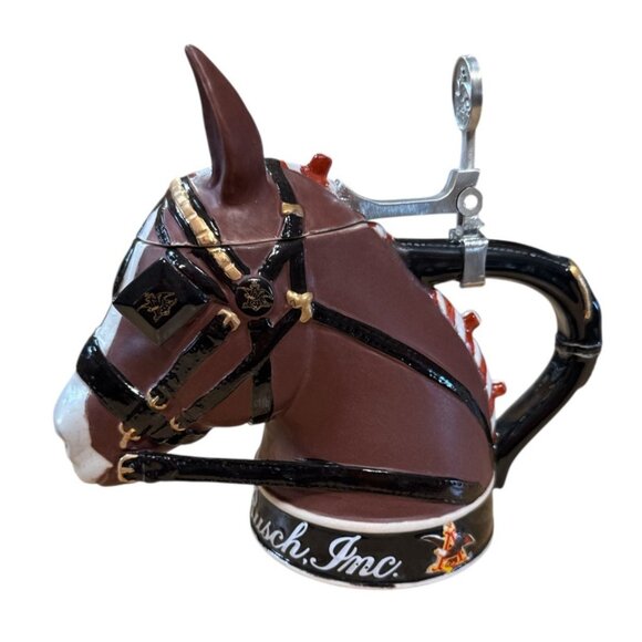 Anheuser Busch-Budweiser CS 600 "Clydesdale Parade Dress" Character Stein -NEW - Picture 2 of 9